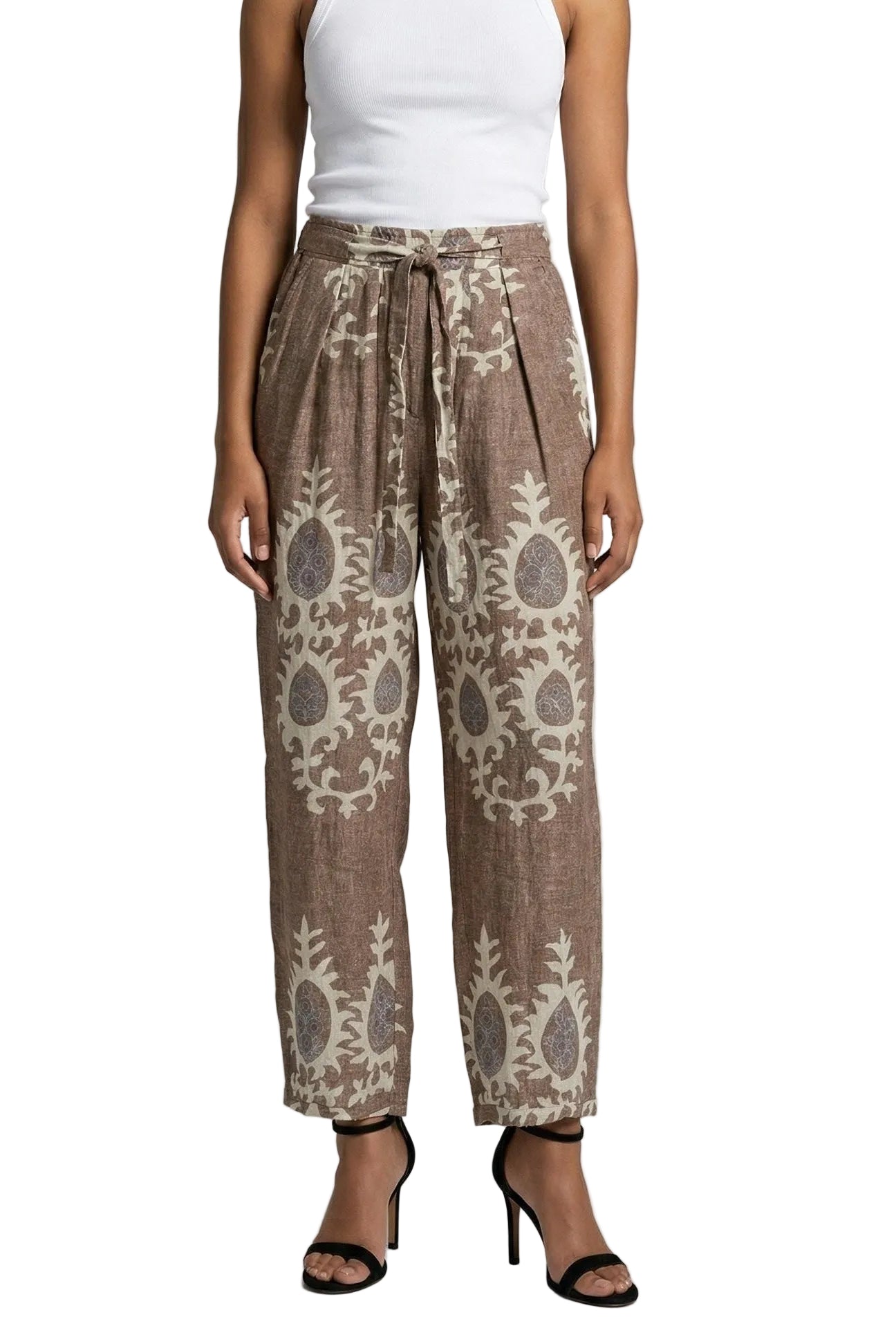 Crepe Balloon Trousers