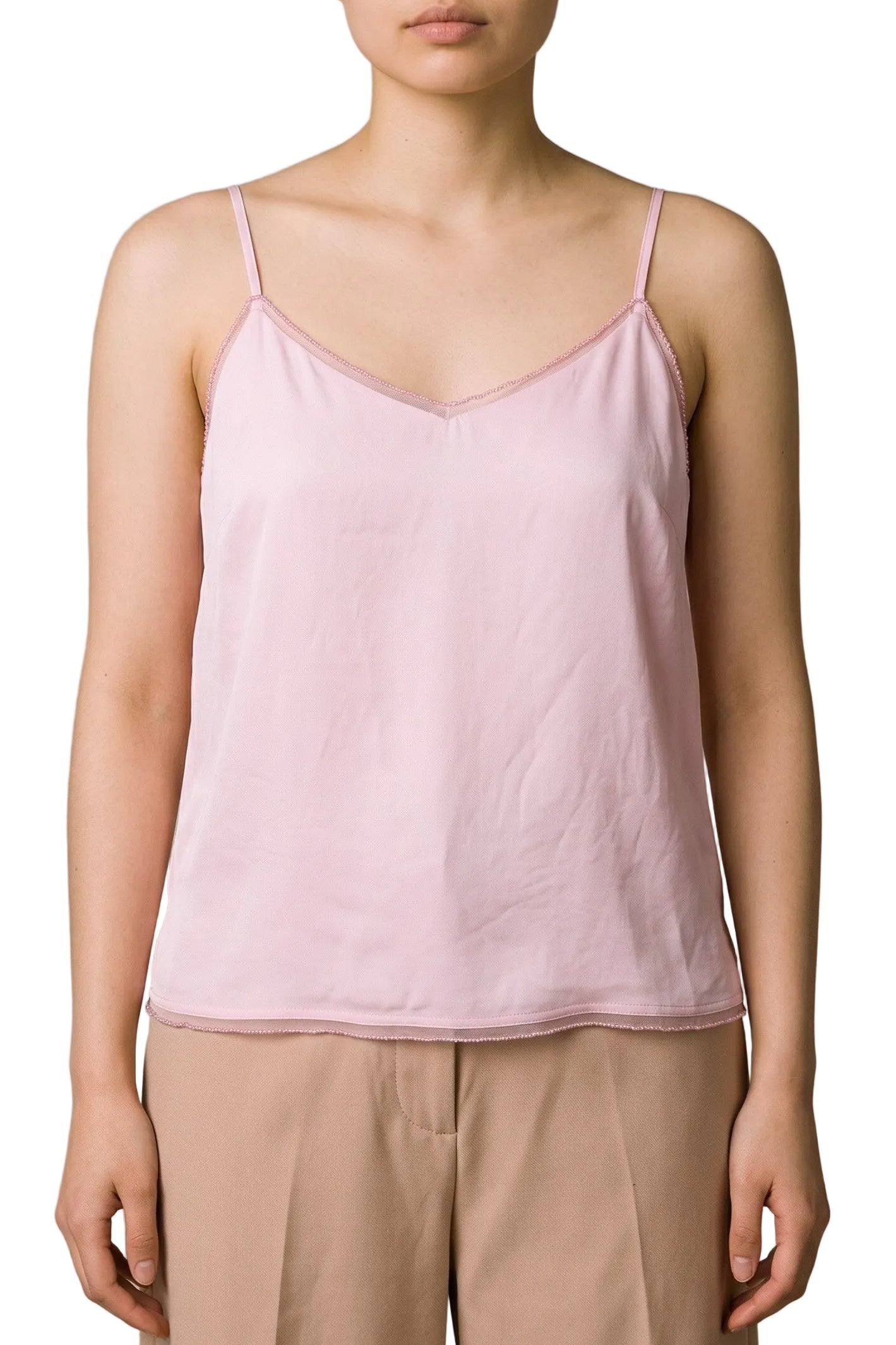 Crepe De Chine Lingerie Top