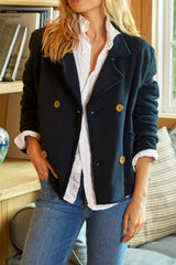 Cropped Sweatshirt Peacoat