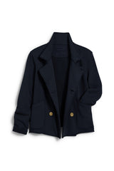 Cropped Sweatshirt Peacoat