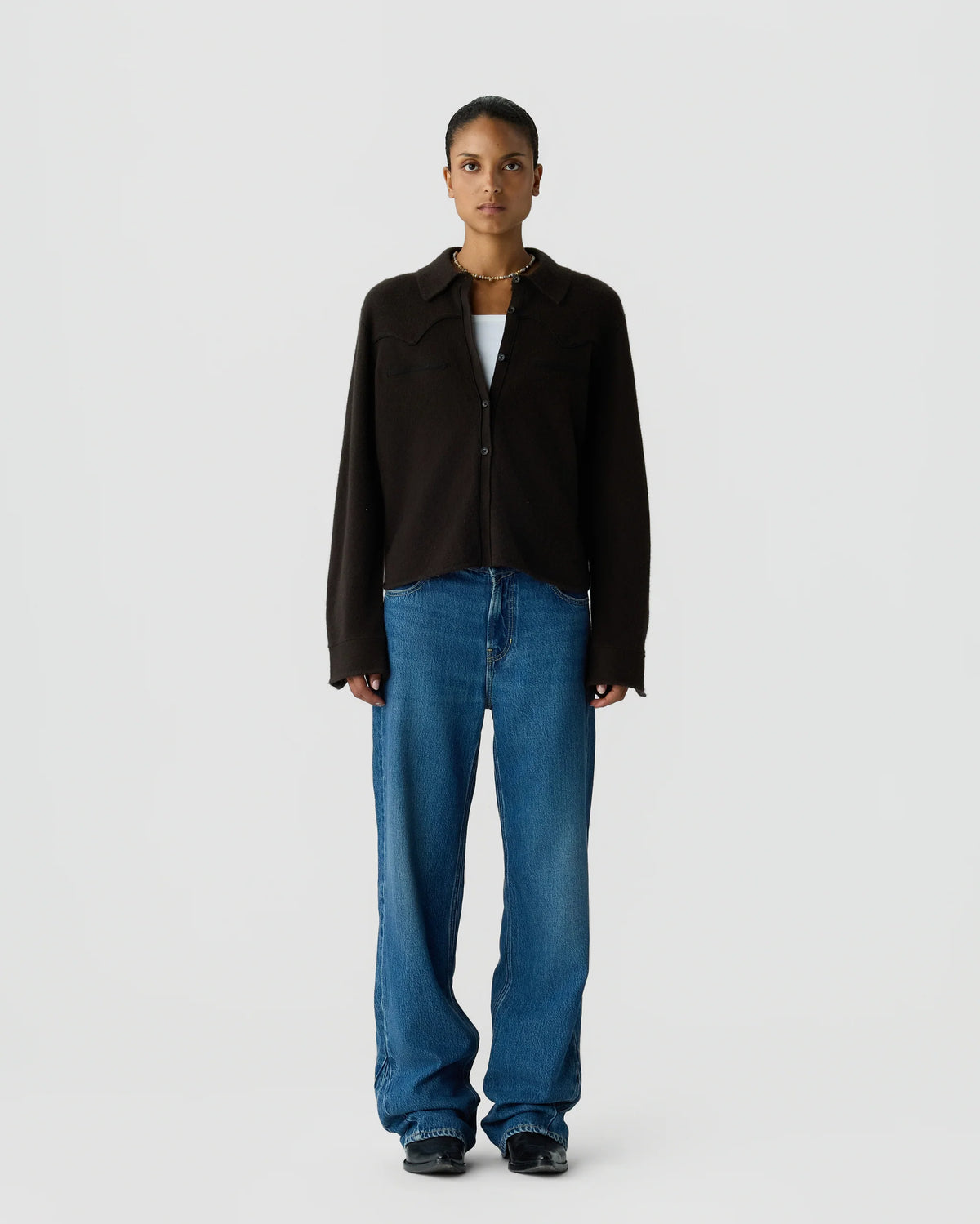 Cropped Western Shirt