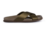 DALIANA Silk Satin Sandals with Swarovski Crystals
