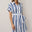 White/Navy Striped