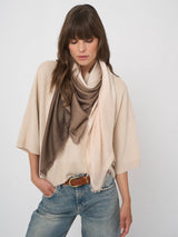 Dip-Dye Cashmere Blend Scarf
