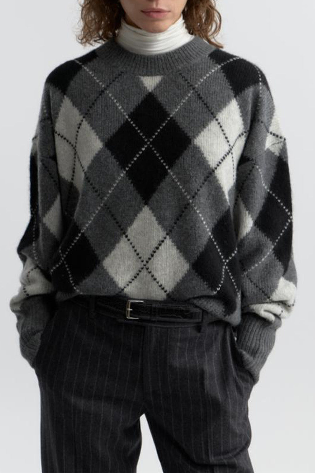 Donnika Argyle Sweater