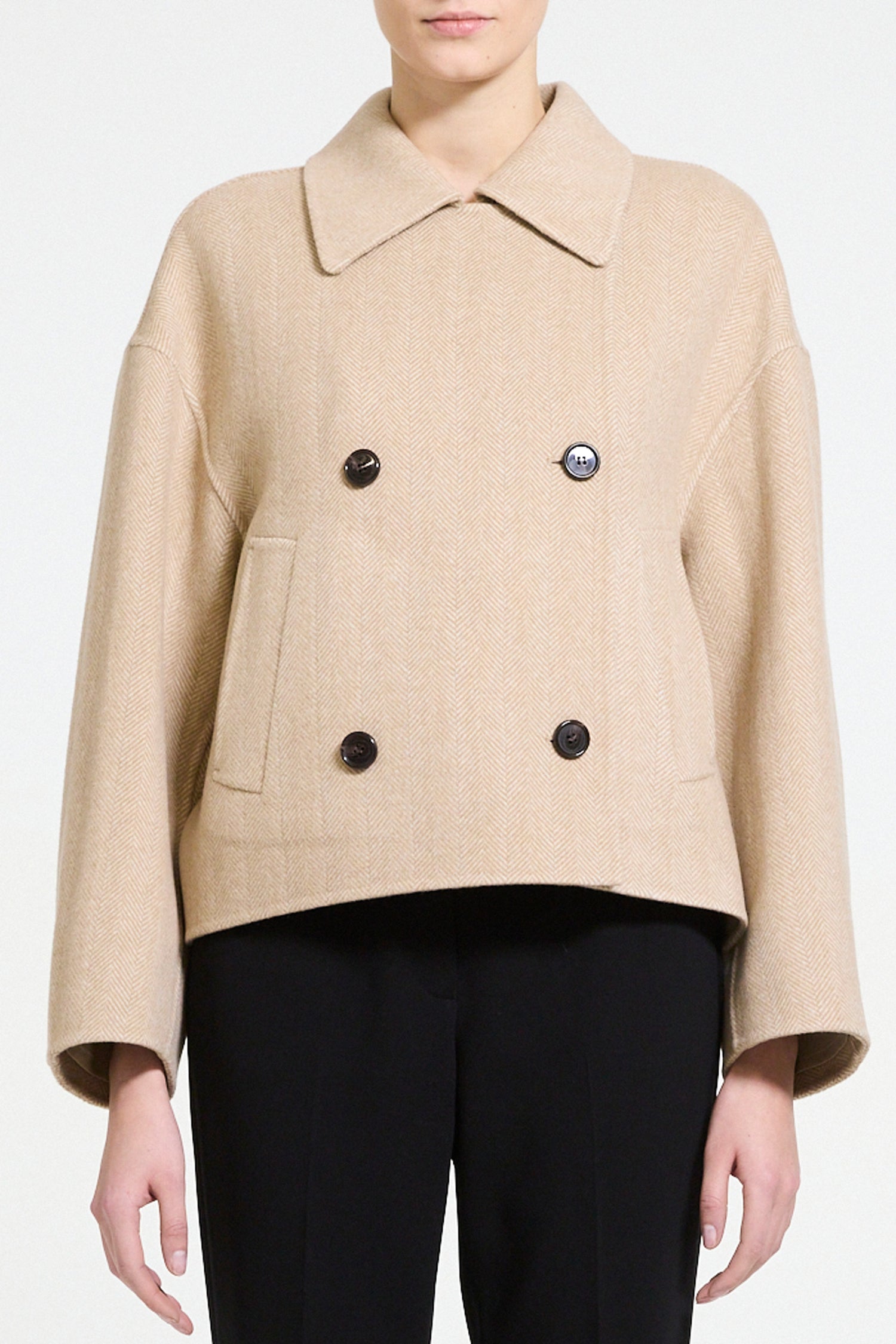 Double Breasted Peacoat