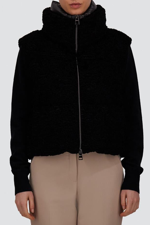 Double Collar Sherpa Vest