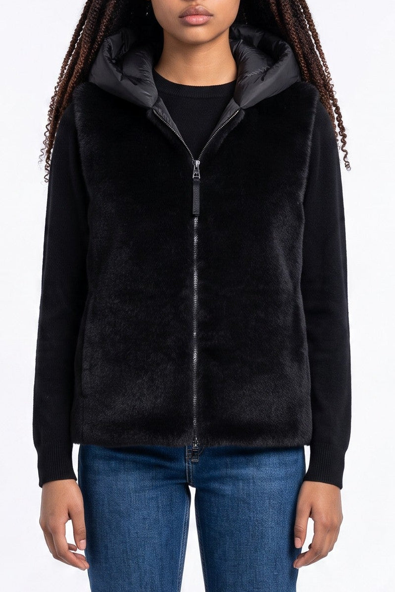 Down Faux Fur Vest