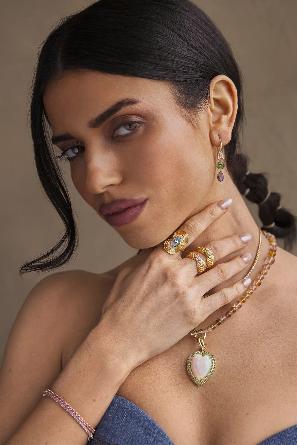 Earth Seen From Above Earrings