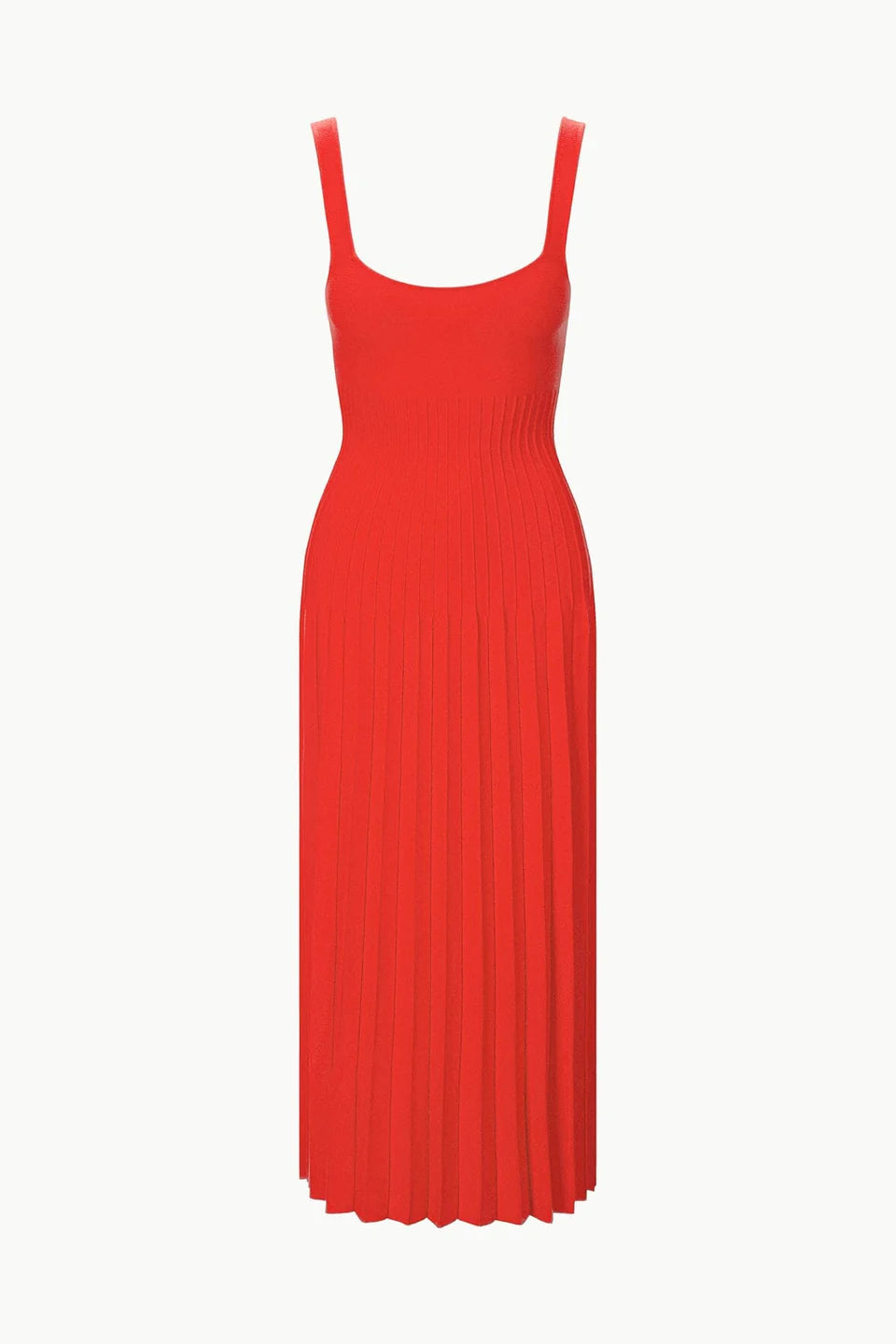 staud ellison dress STAUD Ellison Dress Red Rose