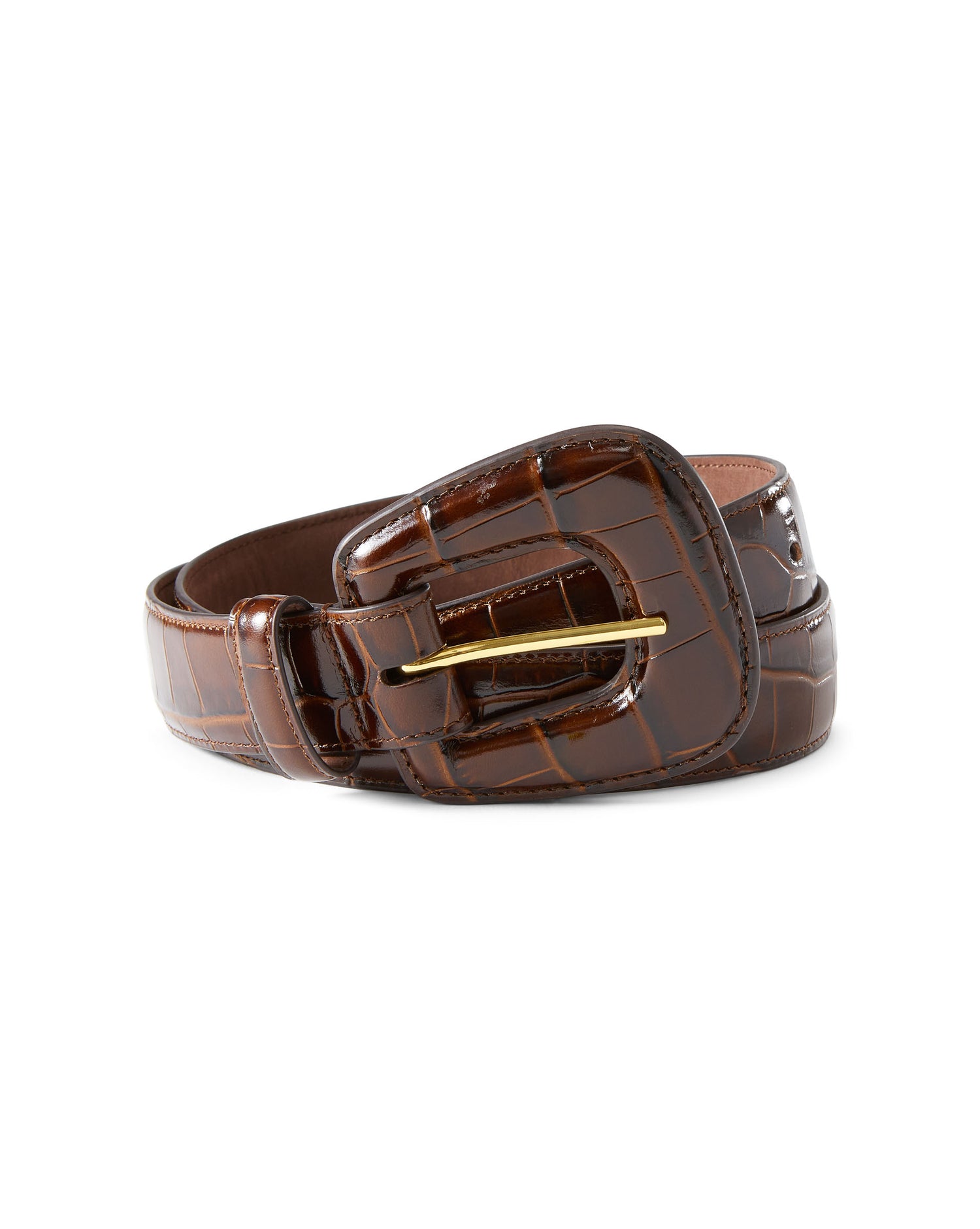 Elsy Leather-Buckle Belt