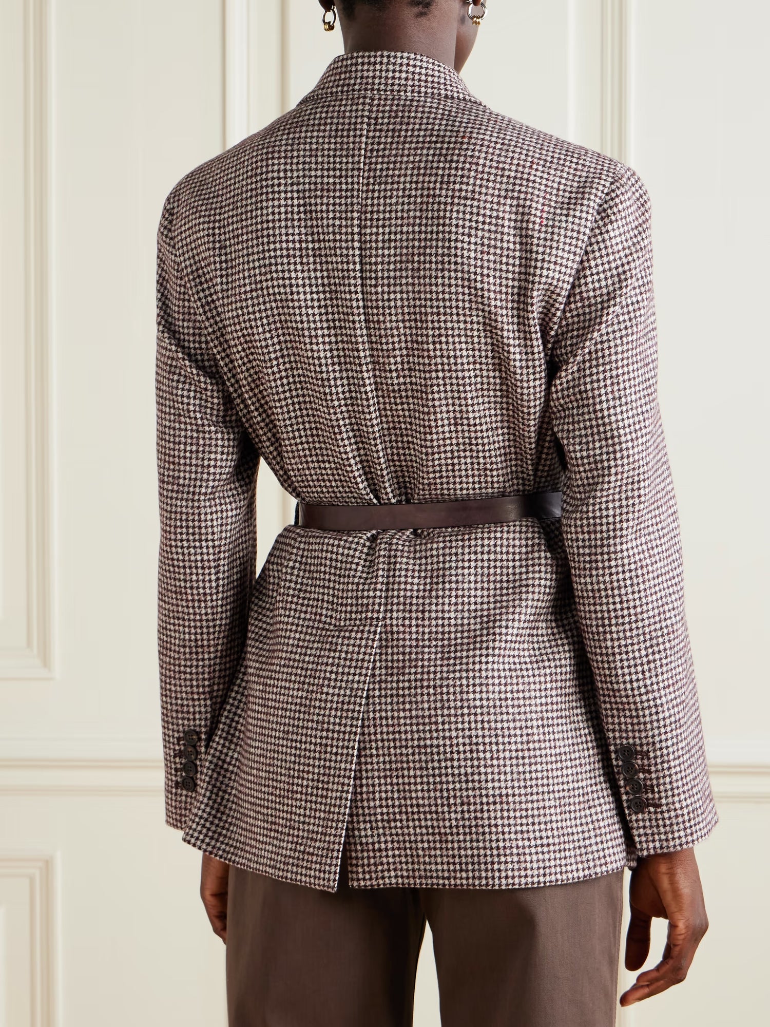 Embellished Houndstooth Jacket