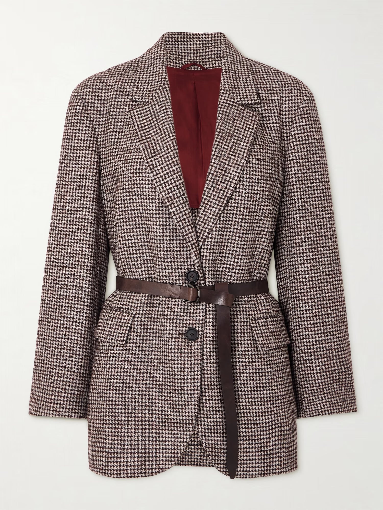 Embellished Houndstooth Jacket