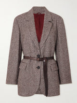 Embellished Houndstooth Jacket
