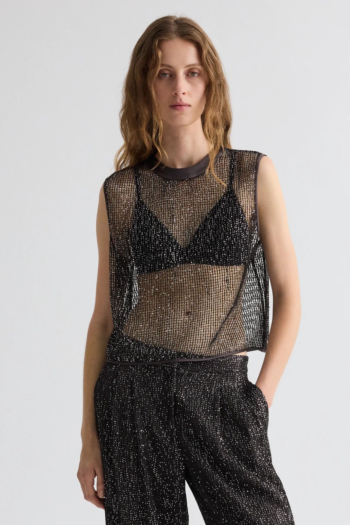 Embellished Muscle Tee