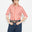 Mix Raye Coquelicot Ecru