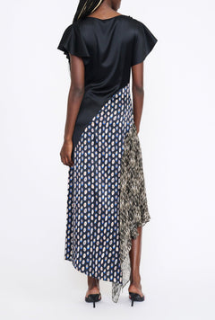 FAWN SILK DRESS