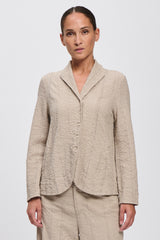 Flared Embossed Jacket