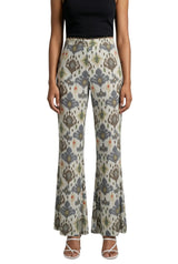 Flared Stretch Trousers