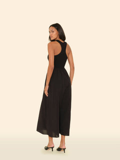 Flynn Dress Cotton Poplin Maxi Dress