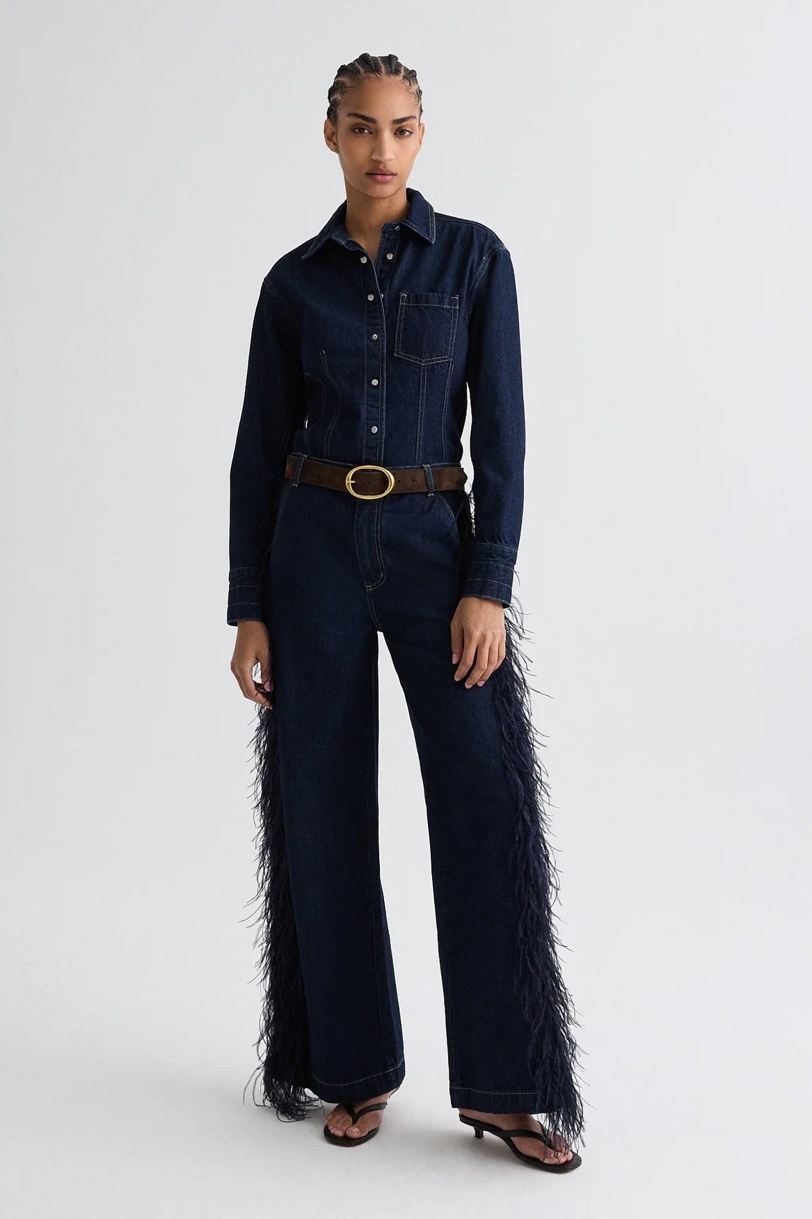 Franny Denim Top