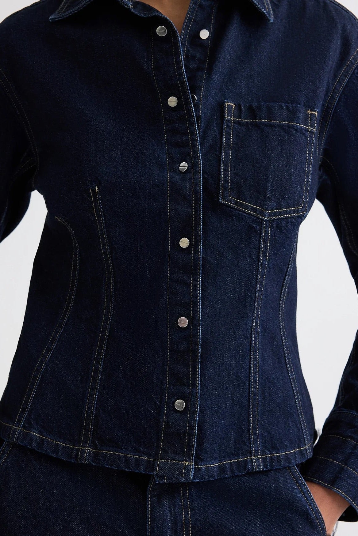 Franny Denim Top