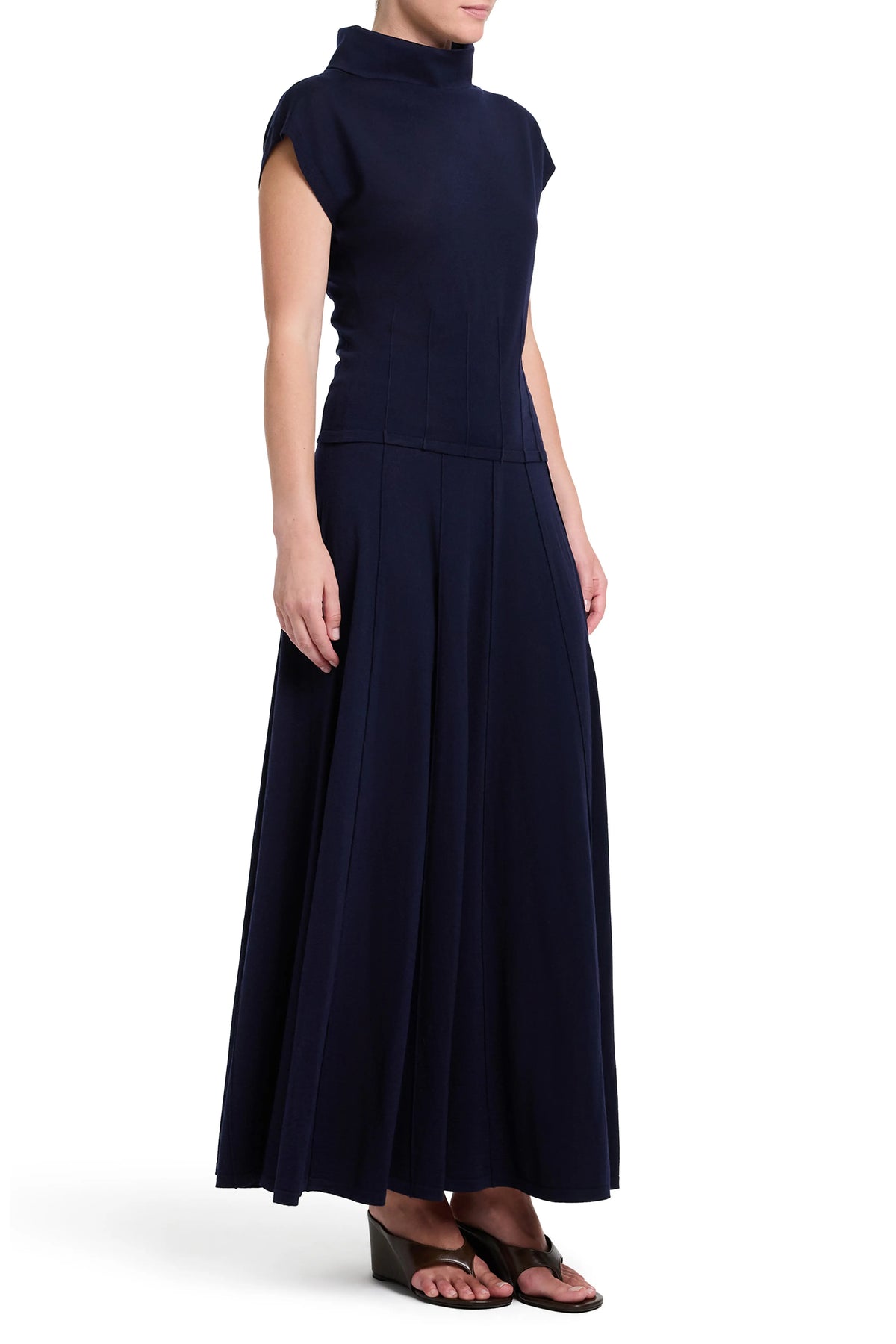Funnel Neck Sleeveless Top