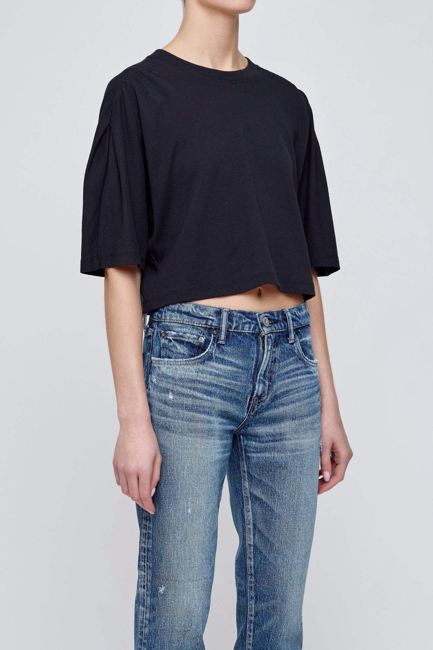 Gather Sleeve Tee