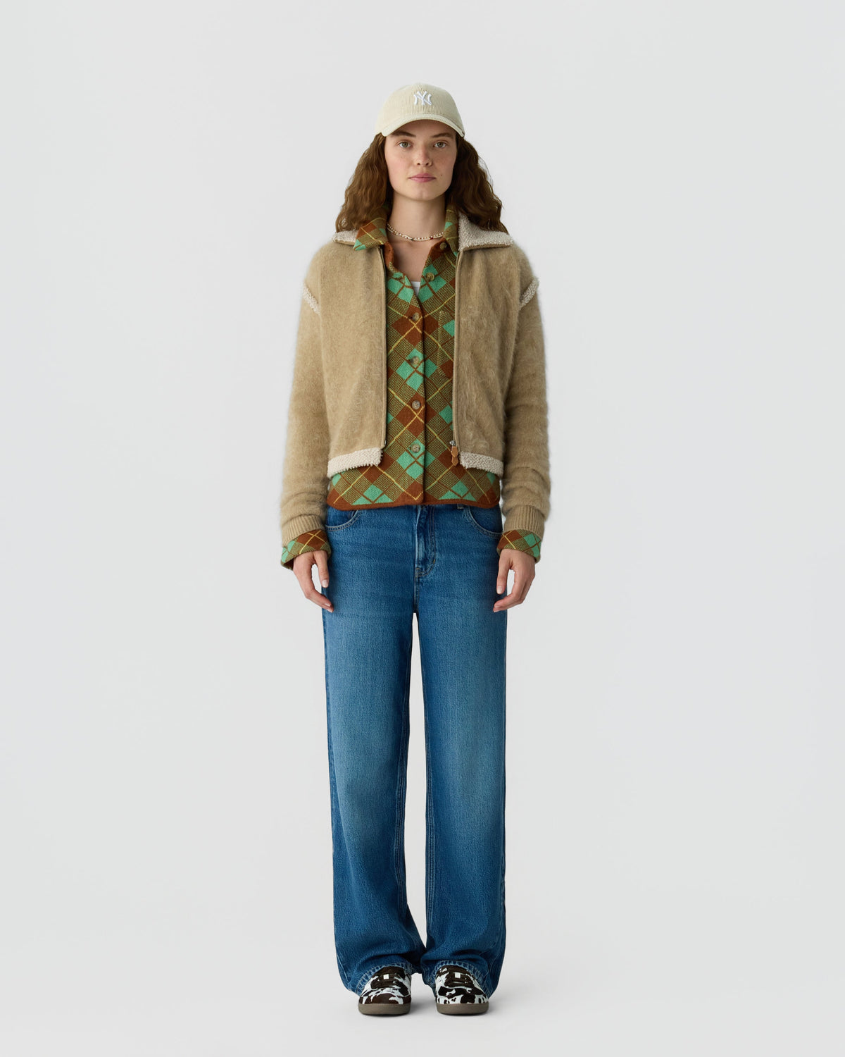 Guest In Residence Grizzly Frankie Jacket in Camel full length