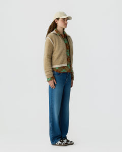 Guest In Residence Grizzly Frankie Jacket in Camel side view