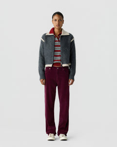 Guest In Residence Grizzly Frankie Jacket in Charcoal Oatmeal