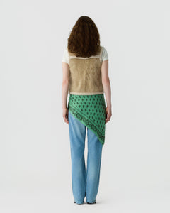Guest In Residence Grizzly Wrangler Vest in Camel back view