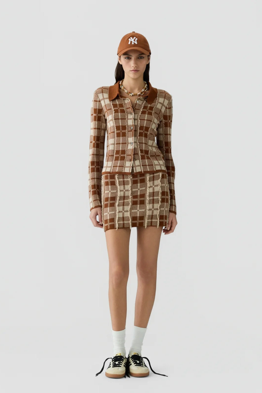Fringe Plaid Elle Shirt