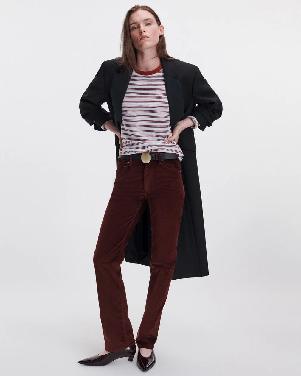 Harlow Corduroy Straight Pant