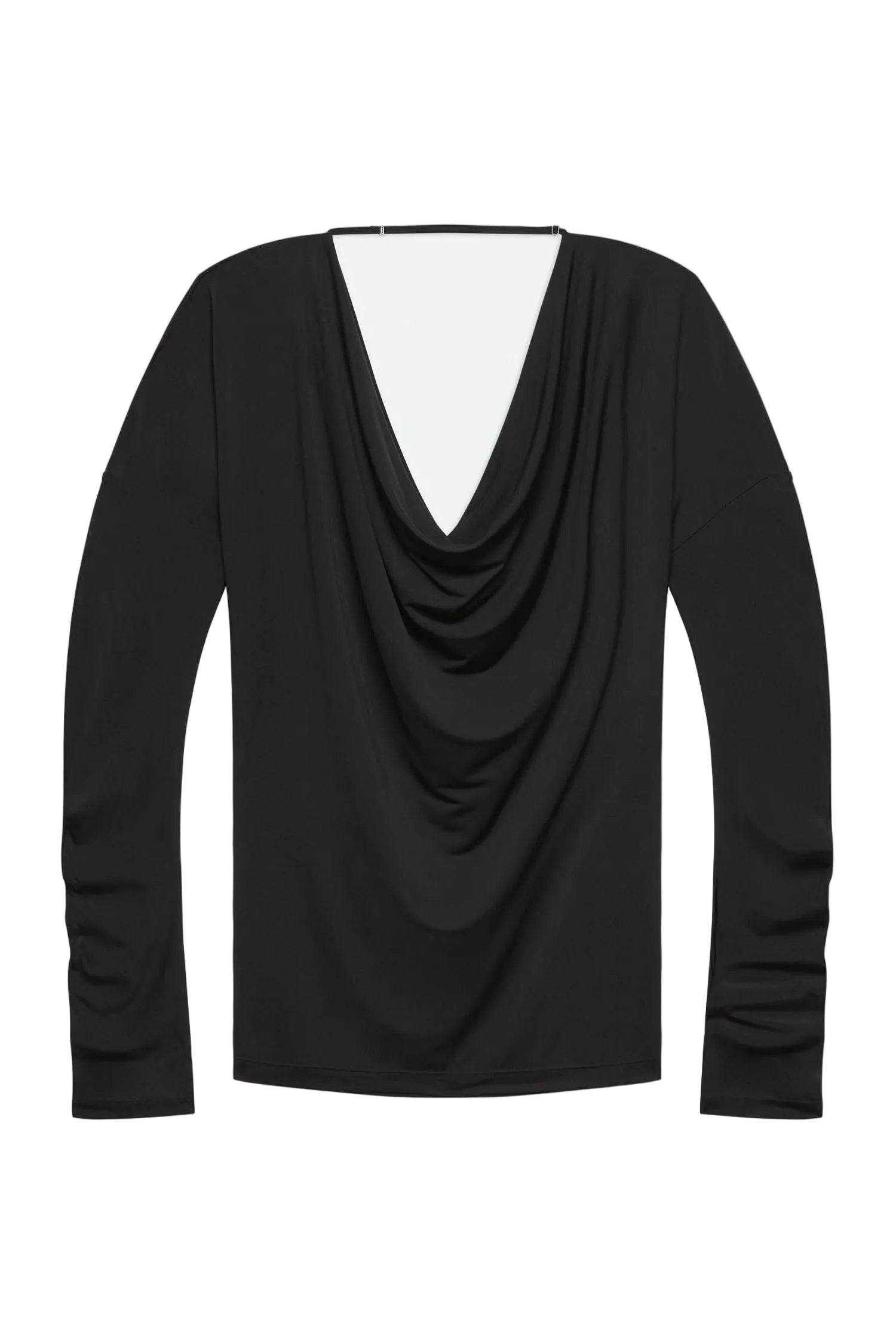 Cowl Neck Long Blouse