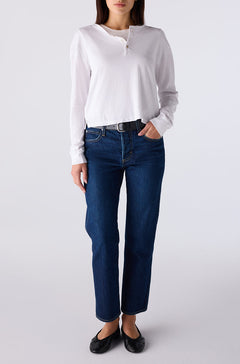 AMO Denim 143 in Crossing - styled shot 1