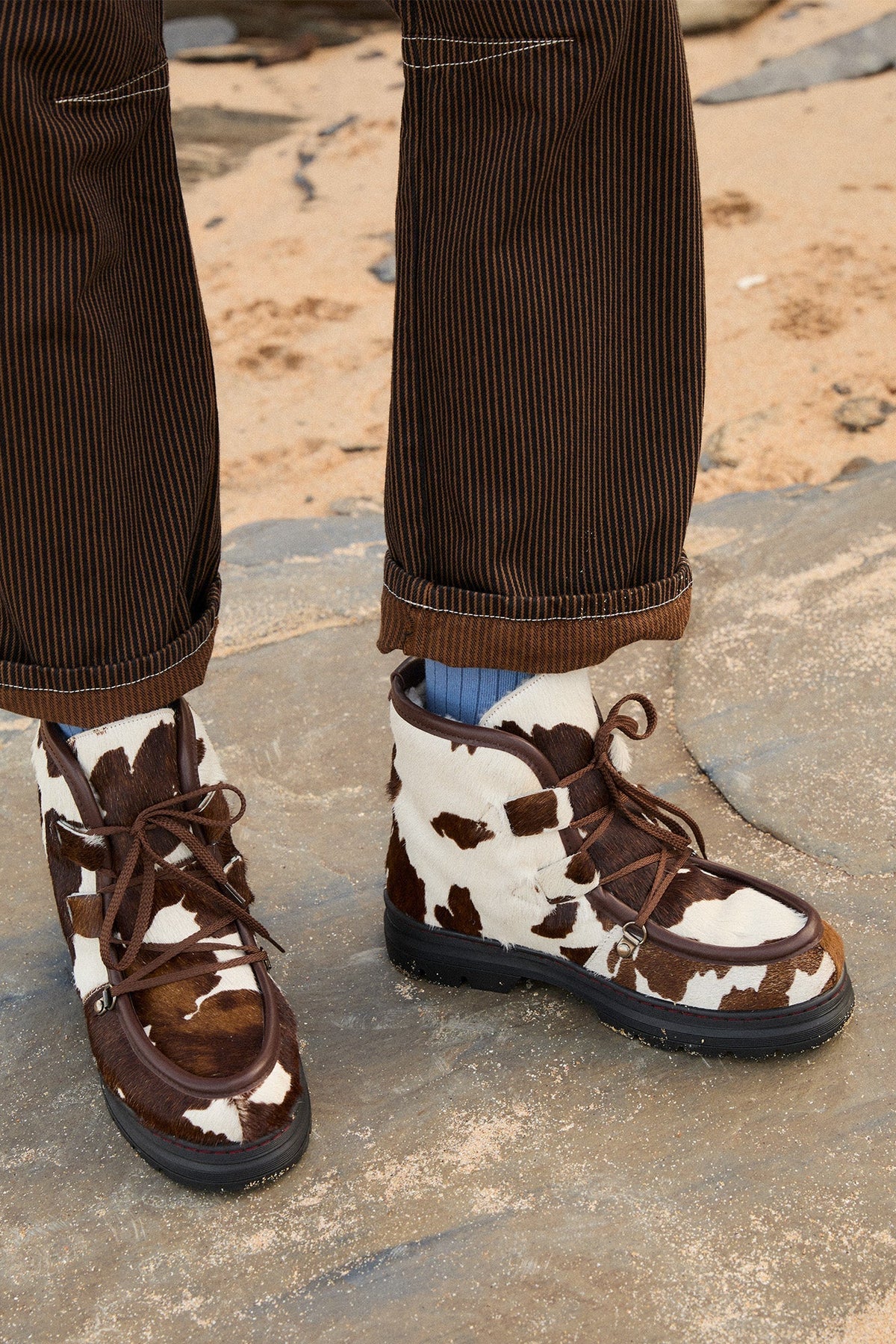 Incredible Friesian Shearling-Lined Boot