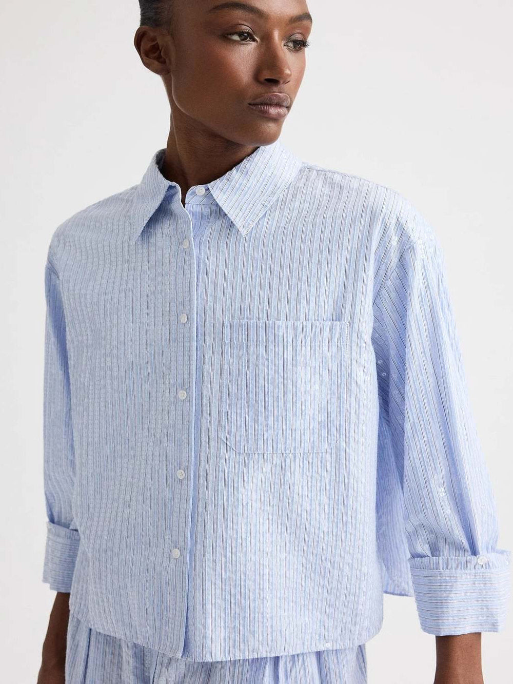 J.D. Sequin Micro Stripe