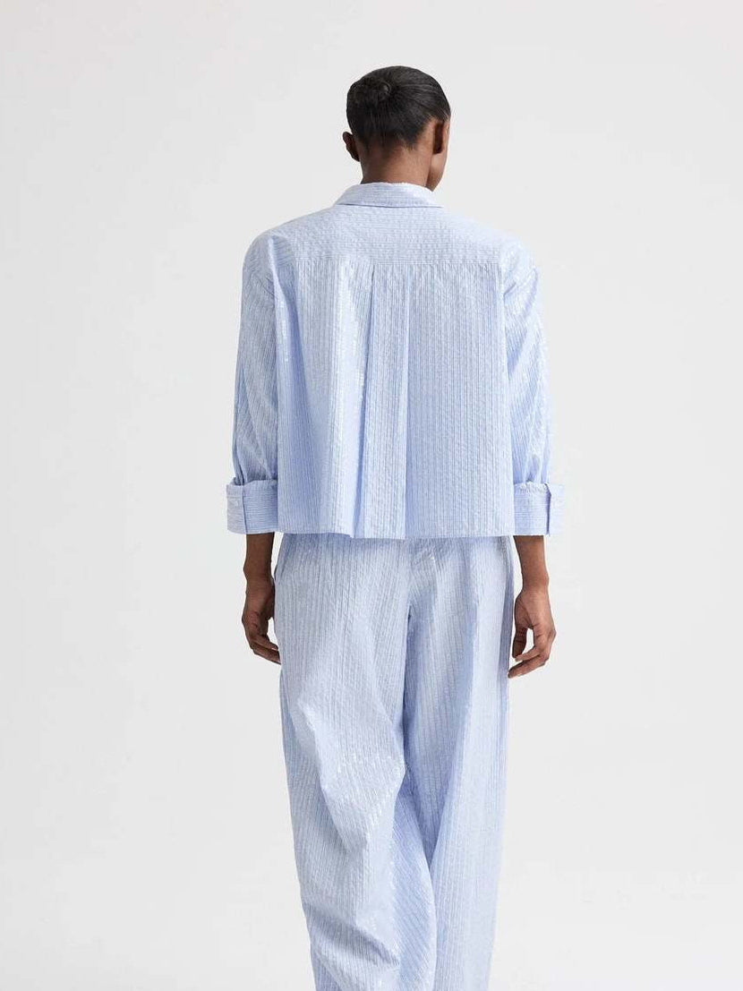 J.D. Sequin Micro Stripe