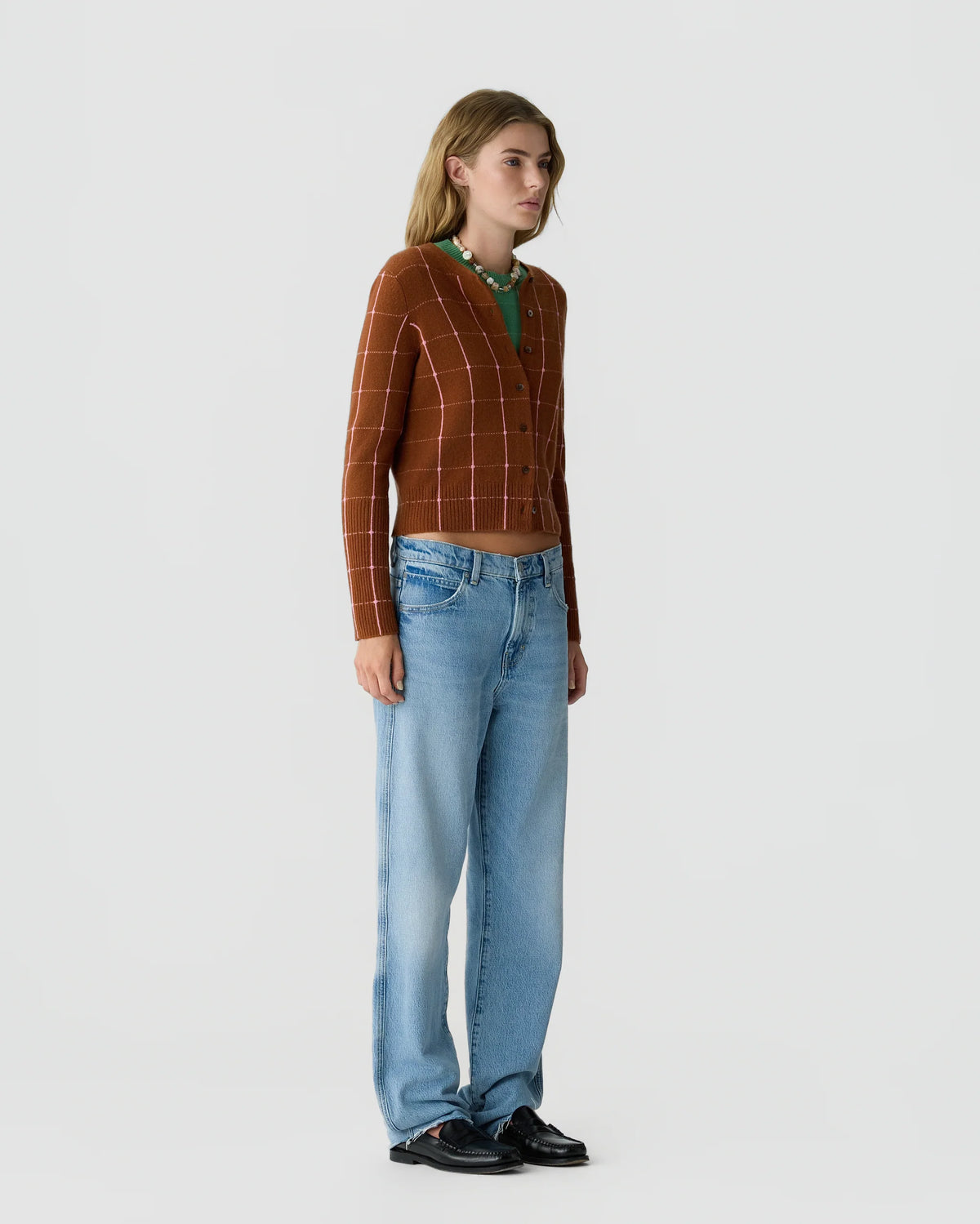 Jane Checker Cardigan