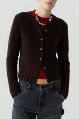 Jane Checker Cardigan