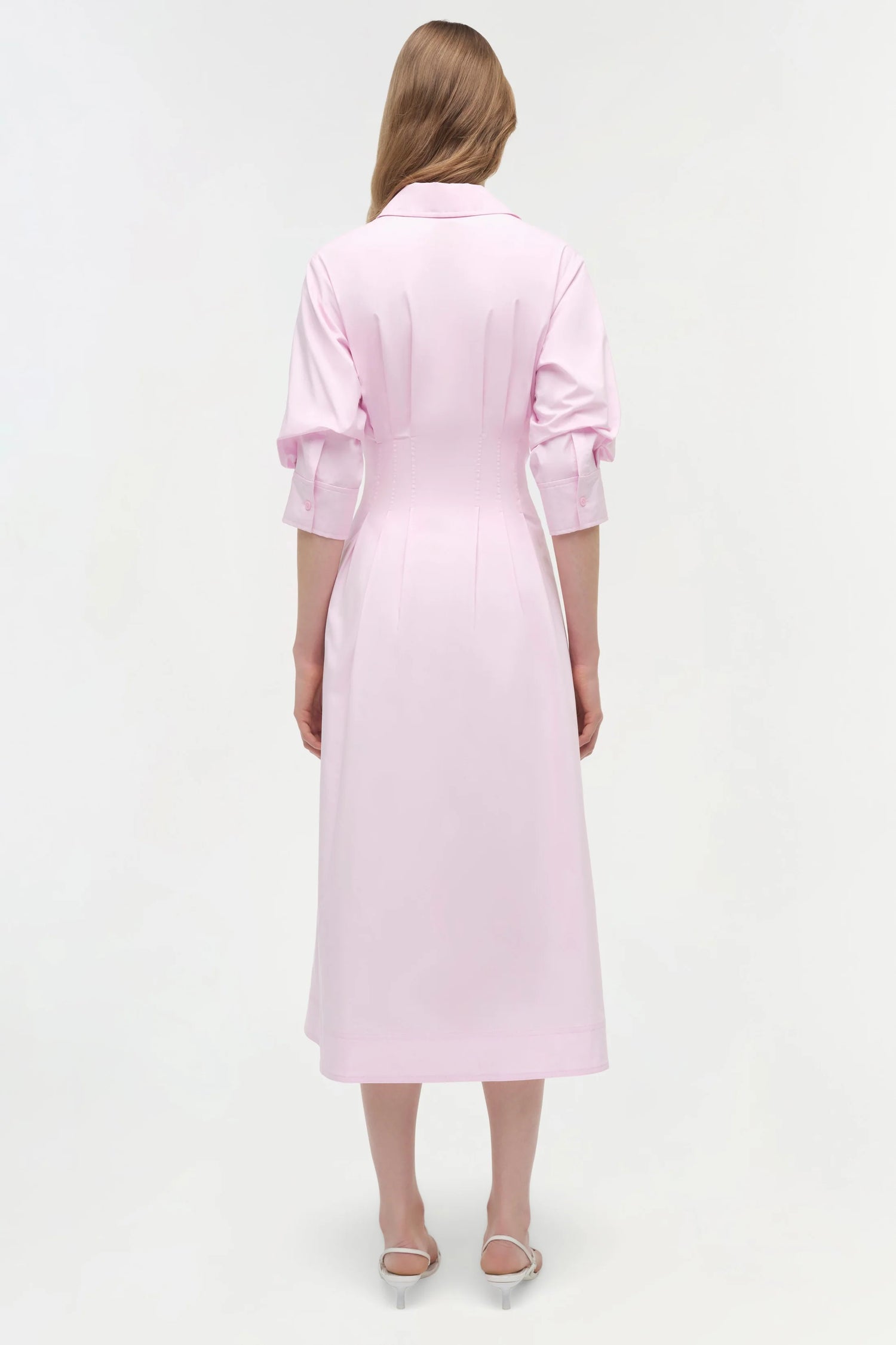 Jazz Pintuck Midi Dress