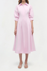 Jazz Pintuck Midi Dress