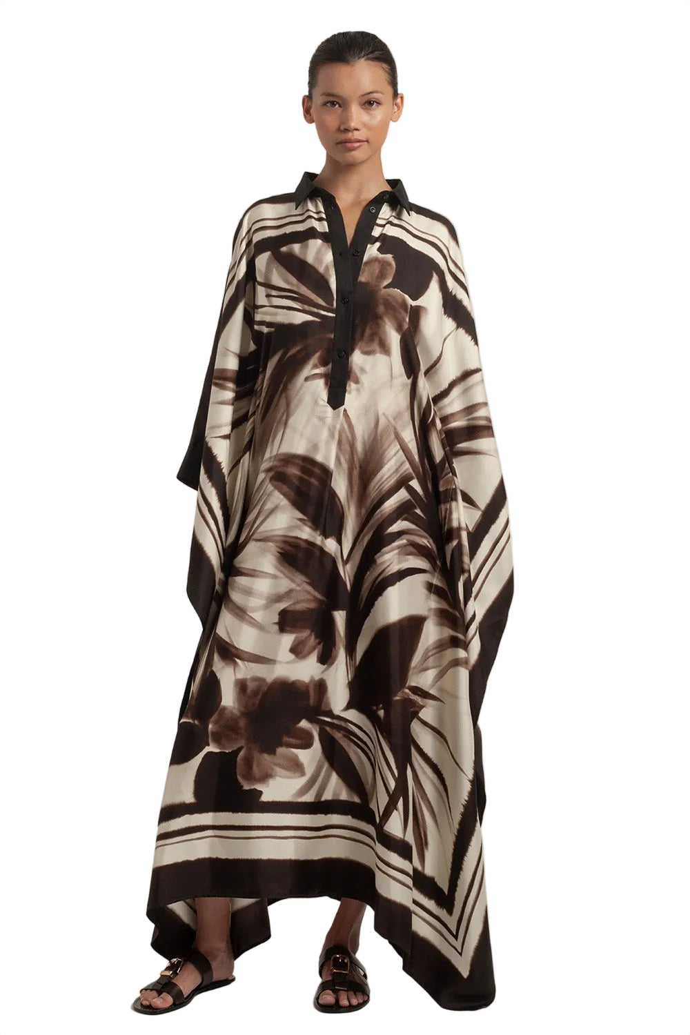 Kafka Printed Palms Dress