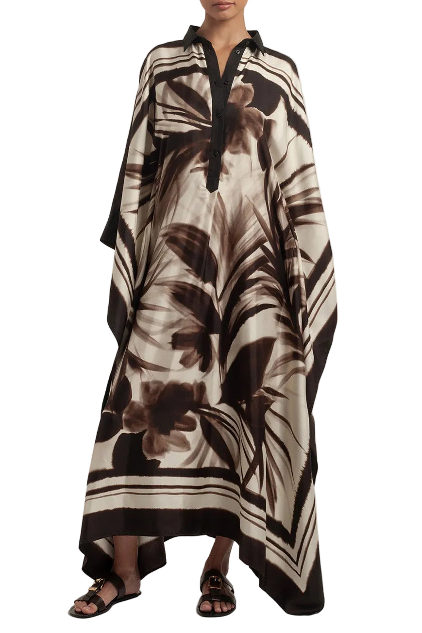 Kafka Printed Palms Dress