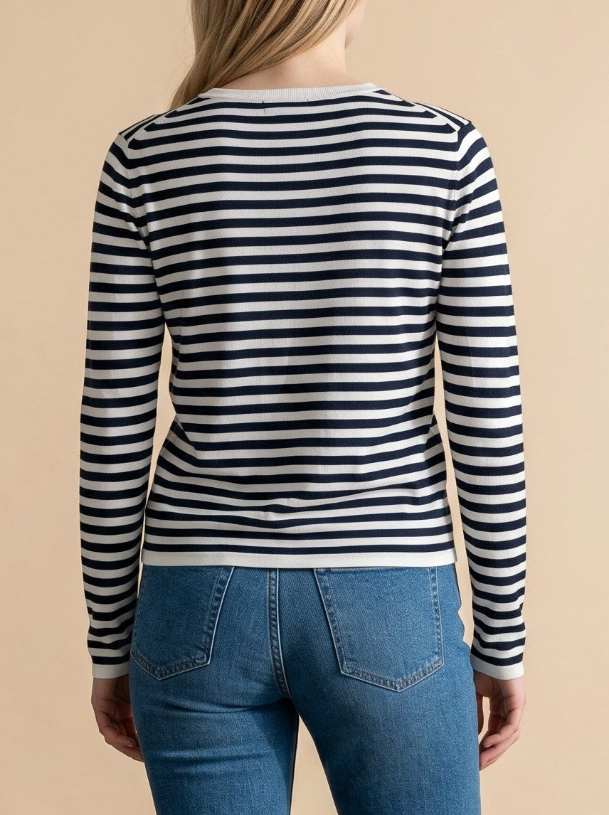 Knit Striped Long Sleeve