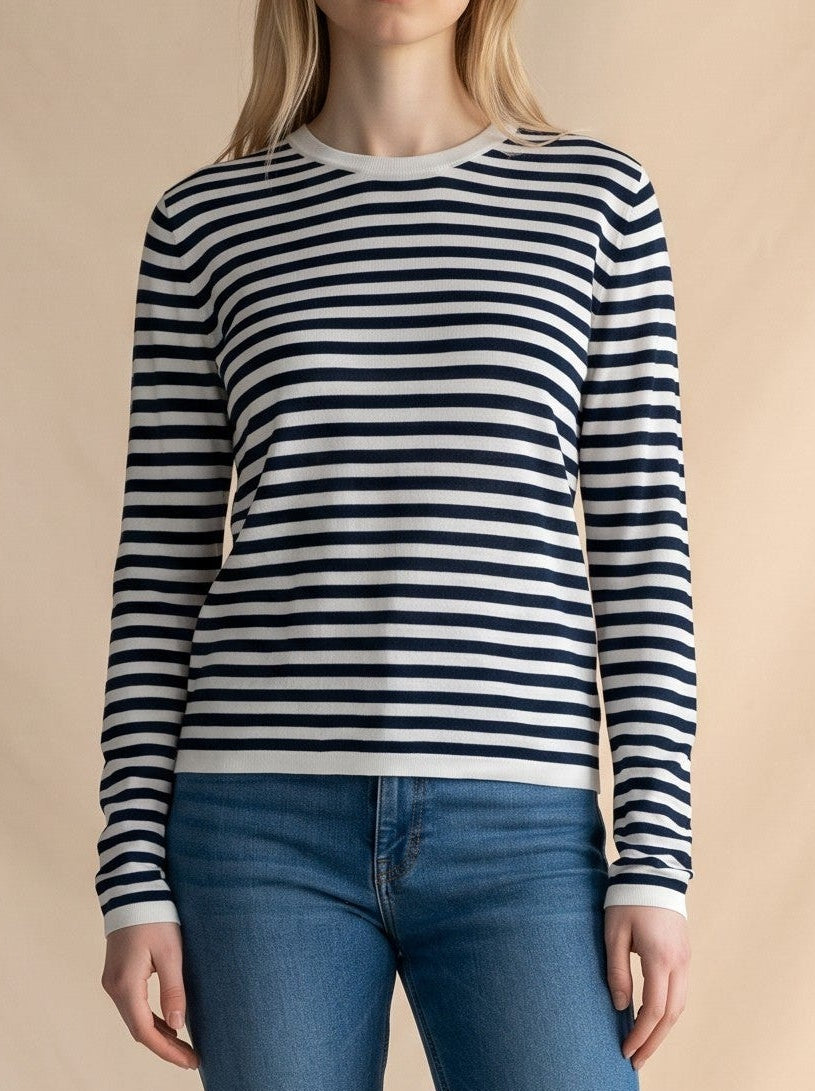 Knit Striped Long Sleeve