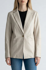 Leather Blazer