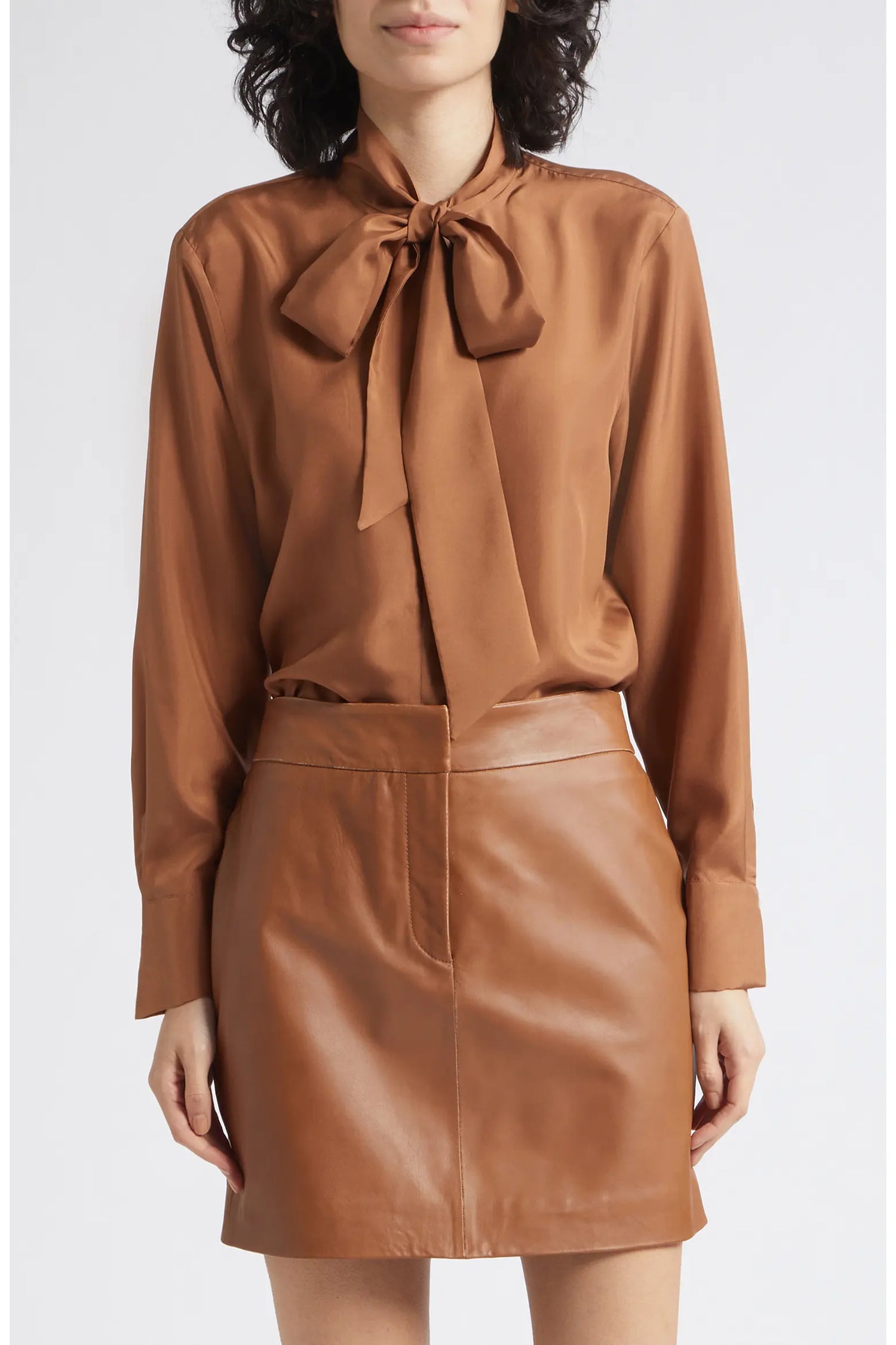 Leather Mini Skirt