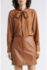 Leather Mini Skirt